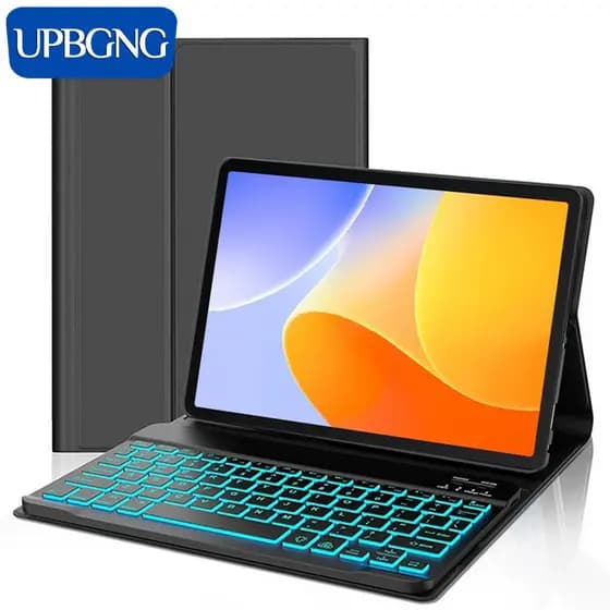 Capa De Teclado Para Infinix XPad 30E 11 Polegada 2026 Retroiluminado Com Protetora " Acessórios