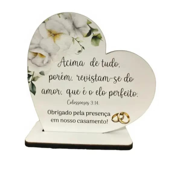 Kit 30 Lembrancinha Casamento Noivado Mdf Lindos Decoração Lembrança Enfeite Pronta Entrega