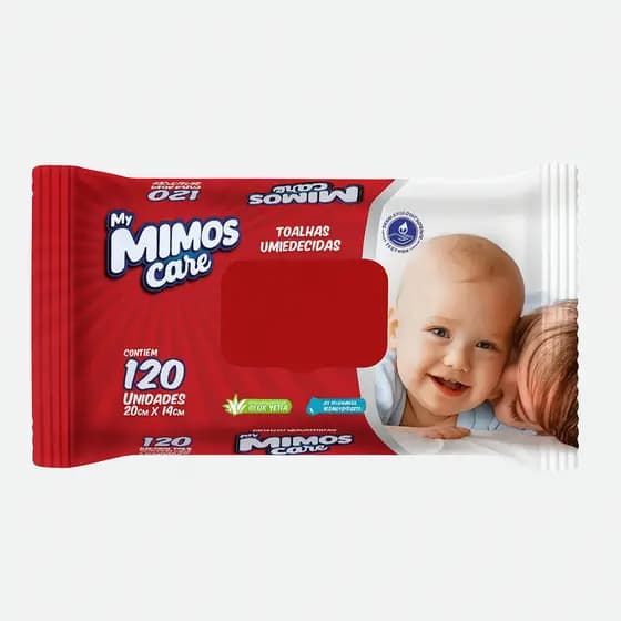 Kit Lenço Umedecido 2, 4 ou 6 unidades My Mimos Care