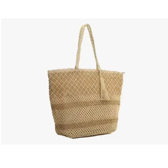 Bolsa Dia a Dia de ombro de fibra celulose GRANDE Praia Piscina Passeio Dia das Mães Moderna verão
