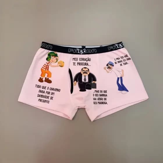 Cueca Personalizada Meu Coração Te Procura Confortável Macia P a GG