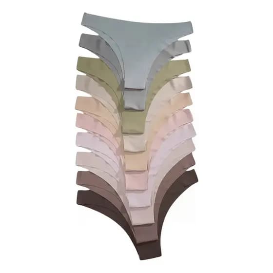 Kit 10 Calcinhas Tanga Corte A Laser