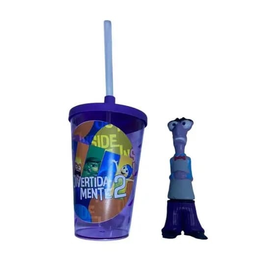 Kit divertidamente Medo Boneco + Copo Twistter