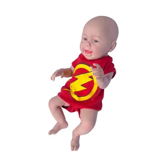 Bebê Reborn FLASH Menino Boneco Original Realista de Silicone