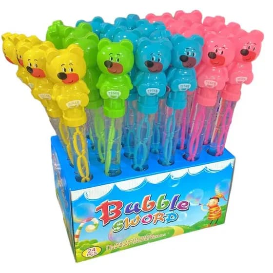 Bastão kit com 24 Unidades/Faz bolhas Urso