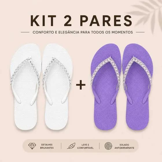kit chinelo feninino Chinelos Gliter Original brilho slim chinelo feminina Preto