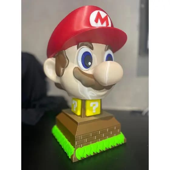 Suporte para fone de ouvido gamer super mario