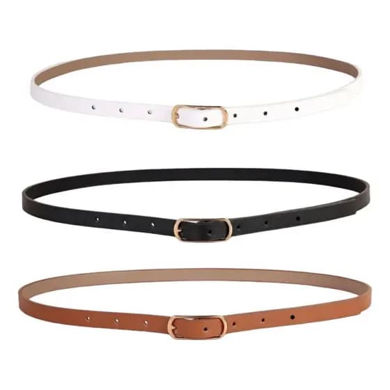 Cinto Feminino Exclusivo Fino Social Aeromoça Moda Feminina