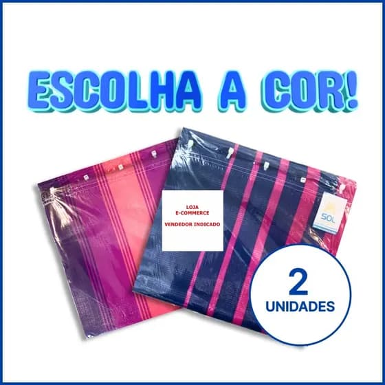 Refil Para Cadeira de Praia Sol Kit 2 Unidades - VENDEDOR INDICADO
