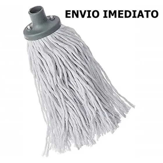 Esfregão Refil Mop Úmido Rosca Universal Algodão - LEVE MAIS POR MENOS