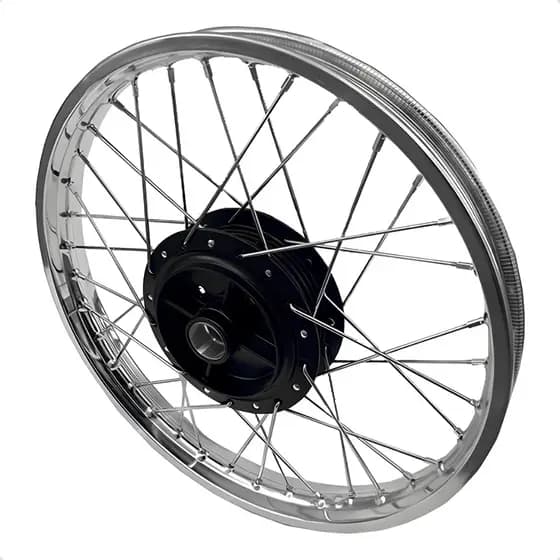 Roda Aro Calha Folha JanteTraseira Pro Tork Completa Montada Crypton 115 2010 Em Diante
