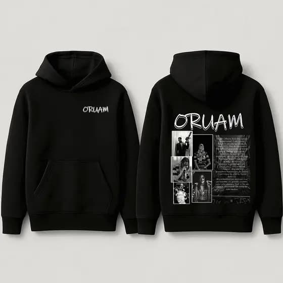 Blusa Capote Moletom Oruam Trap Carioca Biografia Trechos Album Vida de Cria 373