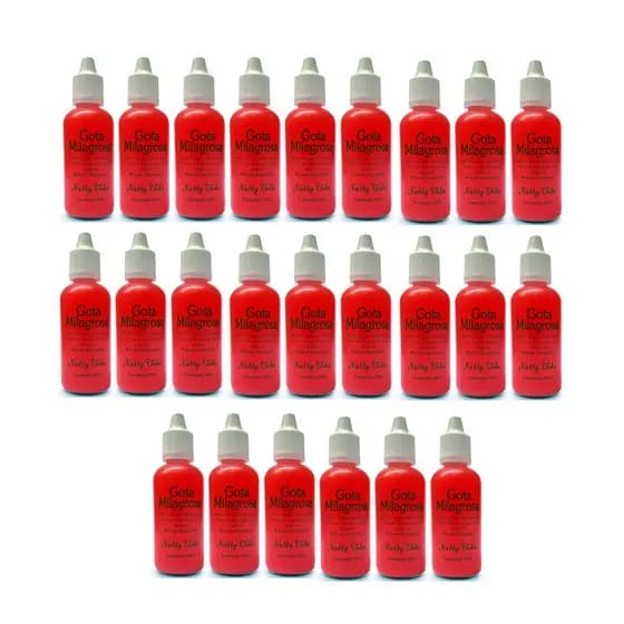 Kit 24 Gota Milagrosa Natty Vida 30ml Para Pés Mãos Loção Combate Rachaduras Hidratar Suavizar Pele
