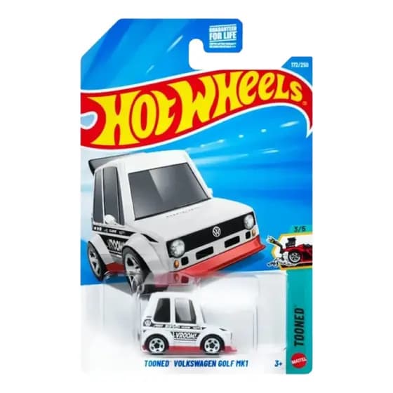 Hot Wheels Tooned Volkswagen Golf MK1 172/250 Tooned JJK16