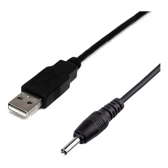 Cabo Usb Alimentação Energia Dc 3,5mm Usb Caixa Som.hub usb