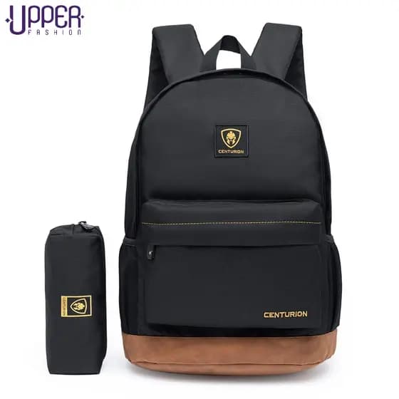 Mochila Escolar Masculina Reforçada Estojo Espaçoso Centurion