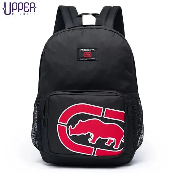Mochila Preta Masculina Reforçada Ecko Bolsa Trabalho Escolar Passeio