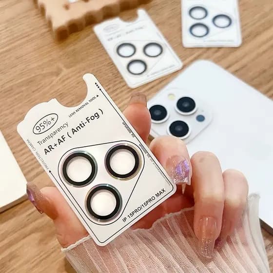 Protetor De Lente De Câmera Para iPhone 17 Pro Max/Air Fácil Instalação E Remoção Cobertura Completa Anel De Metal Tela