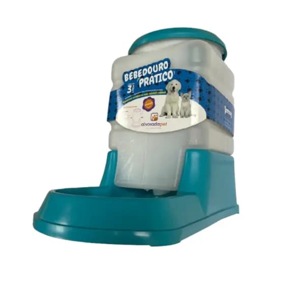 Bebedouro Automático 3 Litros Cães E Gatos Prático Alvorada