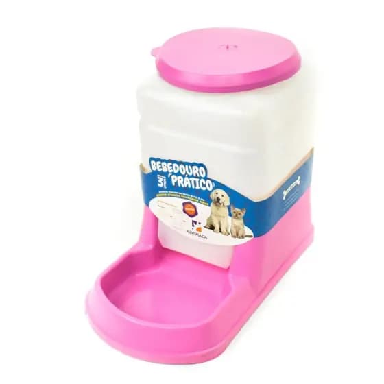Bebedouro Automático 3 Litros Cães E Gatos Prático Alvorada