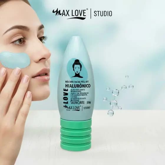 Máscara Facial Peel Off Ácido Hialurônico 50 Gr Max Love Mista