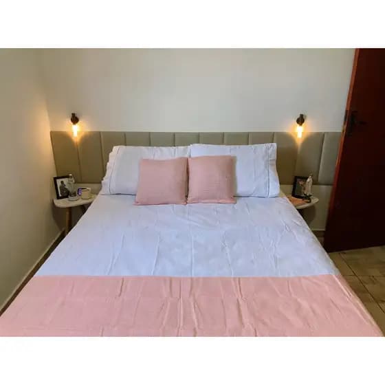 Kit 10 Cabeceiras Estofada de Cama Box King NUVEM 45x20cm - Envio Imediato