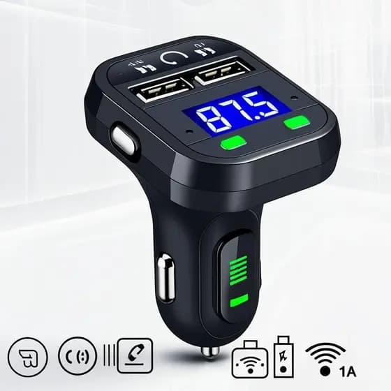 Transmissor Bluetooth Automotivo Altomex X8 MP3 Carregador USB Player FM V5.0 EDR para Carro