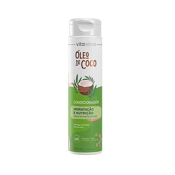 Creme de Pentear Vita Seiva Óleo de Coco Hidratação Nutrição 300ml Controle do Frizz