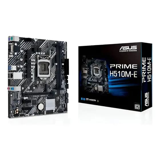 Placa Mãe ASUS Prime H510M-E OEM | Intel 10ª/11ª Geração | DDR4 | Nova com Garantia 6 Meses