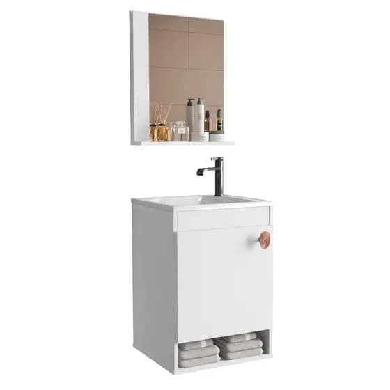 KIT/CONJUNTO P/ Banheiro C/ Gabinete/ORGANIZADOR/ Multiuso C/ Porta/Pia/ESPELHO Decorativo