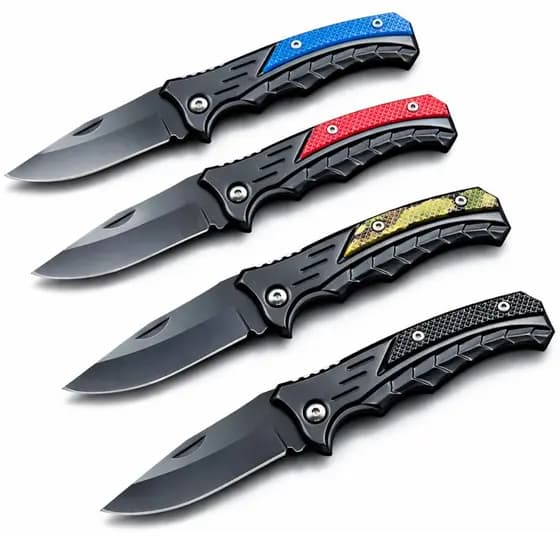Canivete Tático Compacto Dobrável 16cm, Resistente e Versátil para Pesca, Trilha e dia a dia