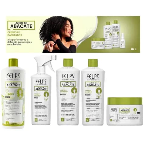 Felps Cachos Azeite de Abacate – Hidratação e Definição para Seus Cachos