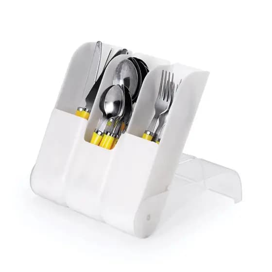 Porta Talheres Serve e Guarda Nitron para Organização Casa Organizada Prático e Funcional