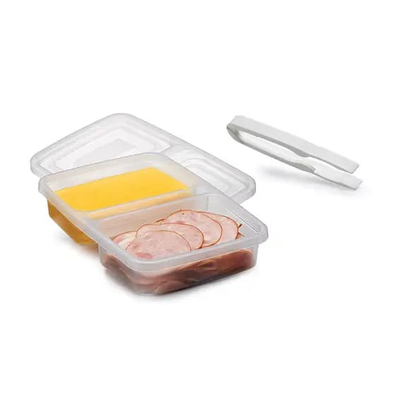 Porta Frios com Pinça 1,1L para Geladeira Cozinha Organizada Organização de Frios Casa Organizada