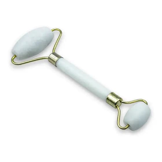Rolo Massageador Facial Pedra Natural Jade Promoção Roller