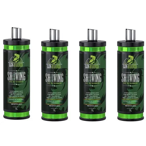 4 Un Shaving gel 1L para barbear - LGN Barber