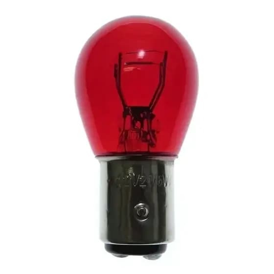 Lampada Lanterna Freio 2 Polos 23w/8w 12v Vermelha Universal