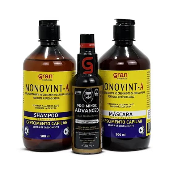 Kit Monovin A Original de Crescimento Capilar Acelerado