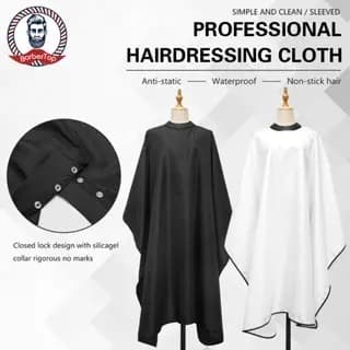 Barbertop Pano De Corte De Cabelo Salão De Beleza À Prova Dwaterproof Água Barbeiro Capa Branca Cabeleireiro Avental Ves