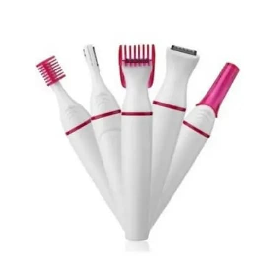 Mini depilador elétrico portátil depilador feminino elétrico 5 em 1 HYQ1199
