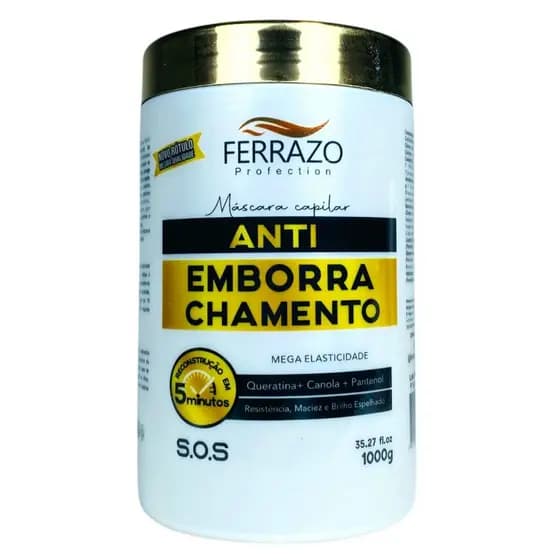 Máscara Anti-emborrachamento Ferrazo Reconstrução em 5 Minutos 1kg