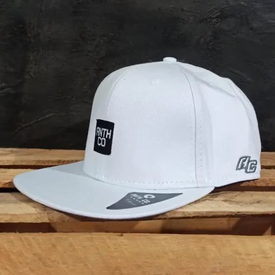 Boné Aba Reta Skatista Street Aba Bordada Fitão Strapback Anth Co Original - Envio Imediato