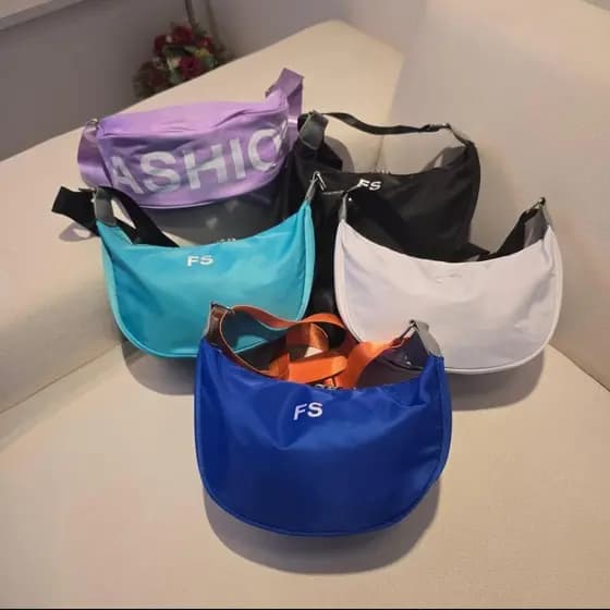 Bolsa Bag Transversal Resistente a Água Leve para Esportes Academia Ajustável - Envio Imediato