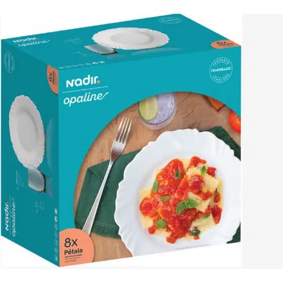 Conjunto de aparelho de jantar Nadir Figueiredo 8 peças.