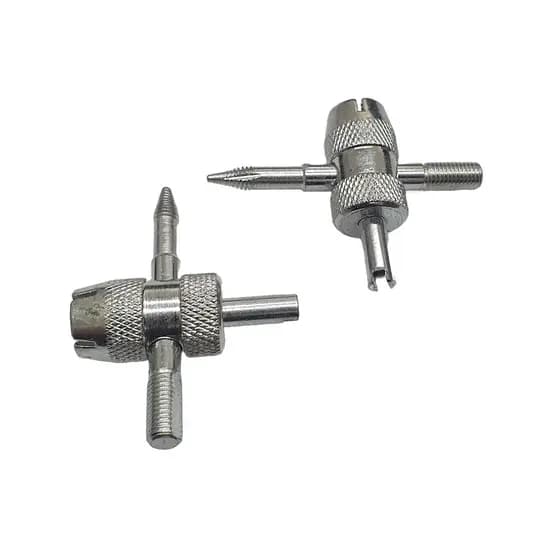 Kit 2 Tarracha Saca Valvula Nucleo Pneus 4 Usos Resistente