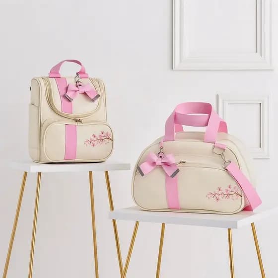 Kit Bolsa Maternidade Bebê 2 em 1 Mochila + Mala Grande