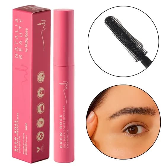 Gel Para Sobrancelhas Incolor Brow Boss Natalia Beauty Ruby Rose
