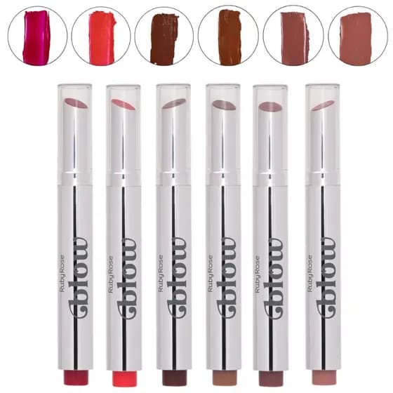 Batom Lip Balm Labial Girl's Night Linha Blow Ruby Rose