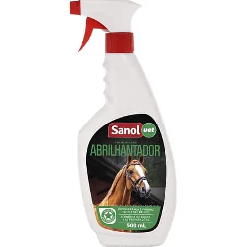 Abrilhantador Para Pêlo De Cavalo 500 ml - Sanol Dog
