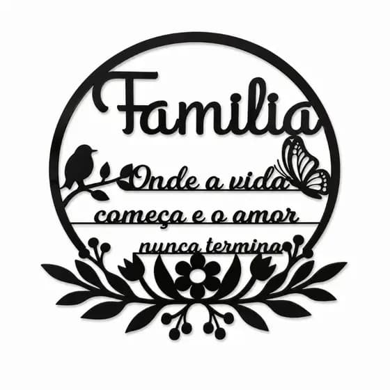 Quadro Decorativo Sala Porta Familia Mdf Parede Placa Decorativa Hall de Entrada